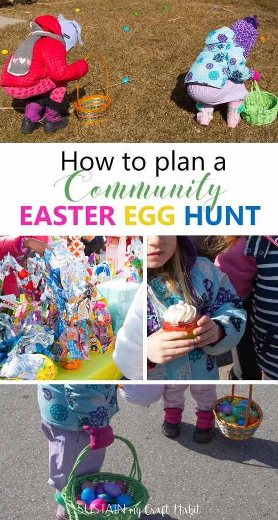 Great tips and ideas on how to plan a community Easter egg hunt event.