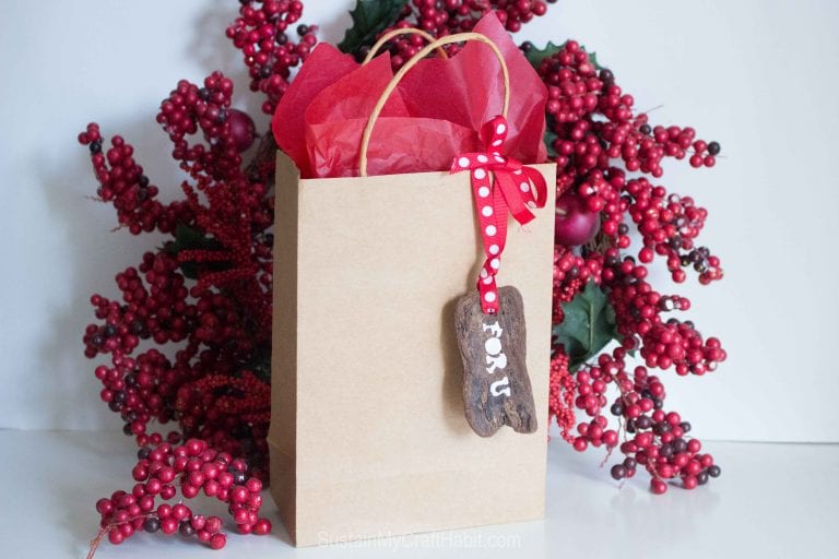 Handmade Driftwood Tree Bark Gift Tags
