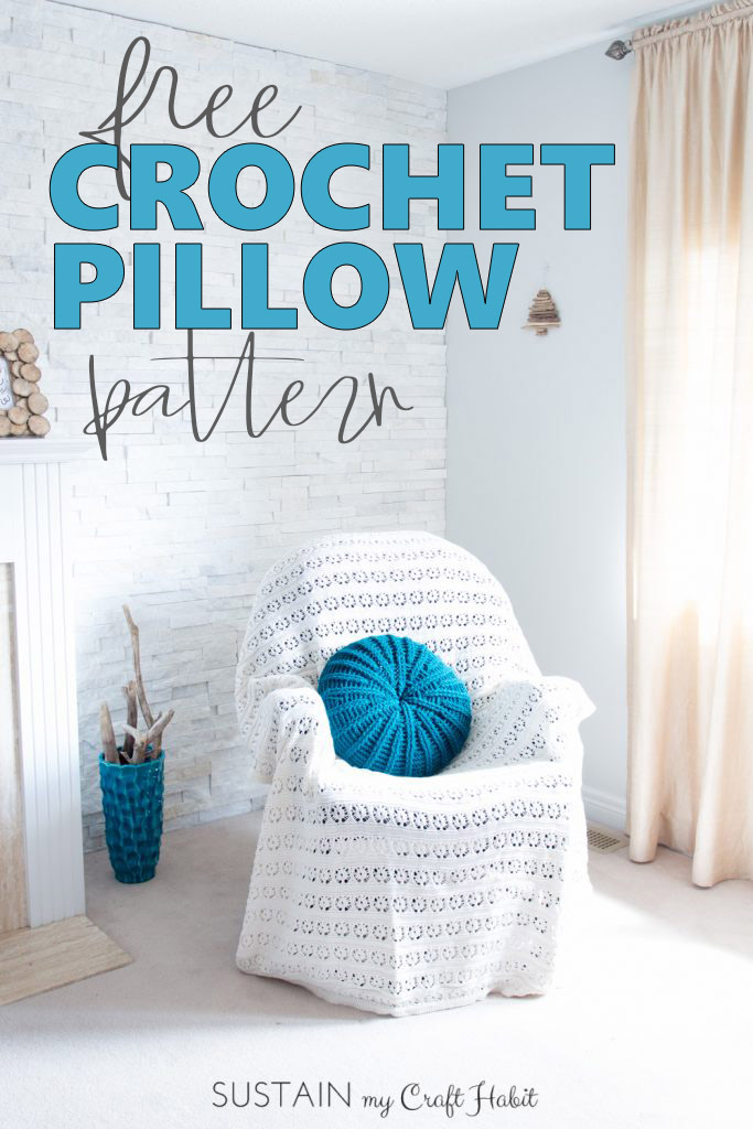 Free Round Crochet Pillow Pattern Sustain My Craft Habit
