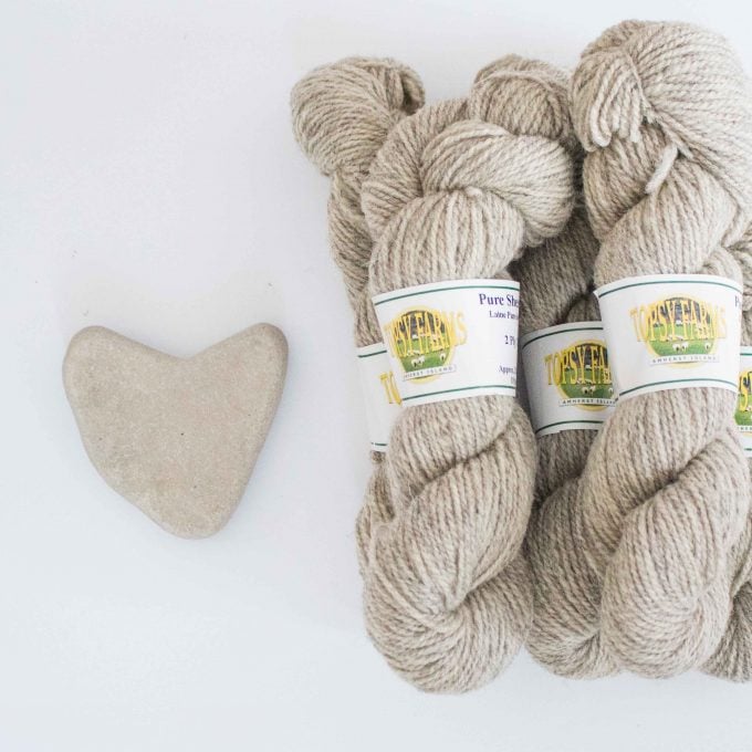 natural wool yarn