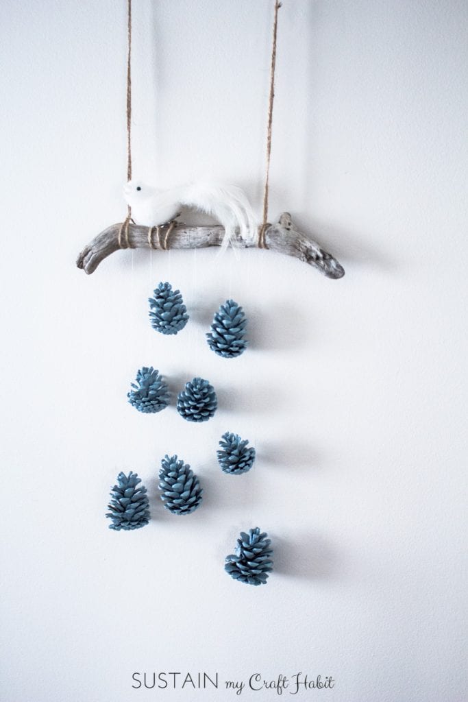 Diy Wall Art Rustic Pinecone Wall Hanging Sustain My Craft Habit