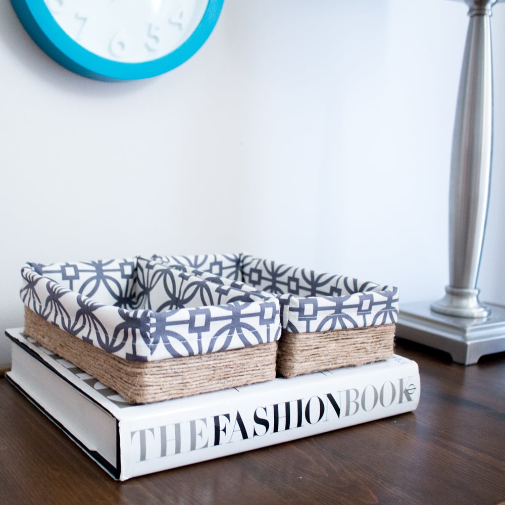 DIY Desk Organizer with Empty Tissue Boxes