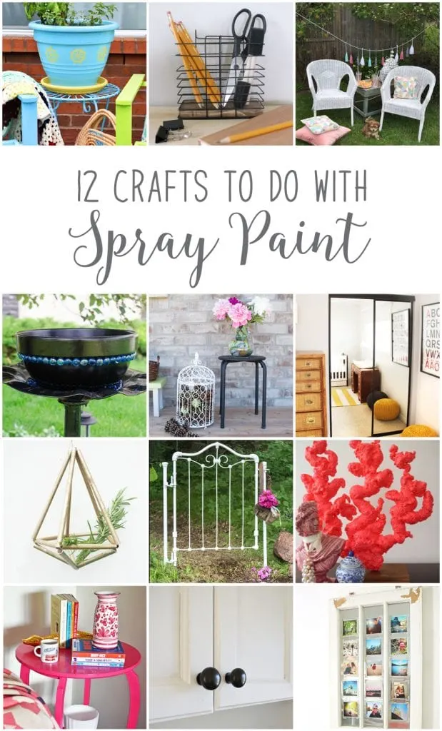Giving outdoor decor new life with spray paint