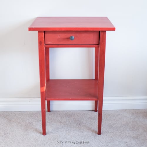 Diy Nightstand Makeover For A Natural Baby Nursery Sustain My Craft Habit