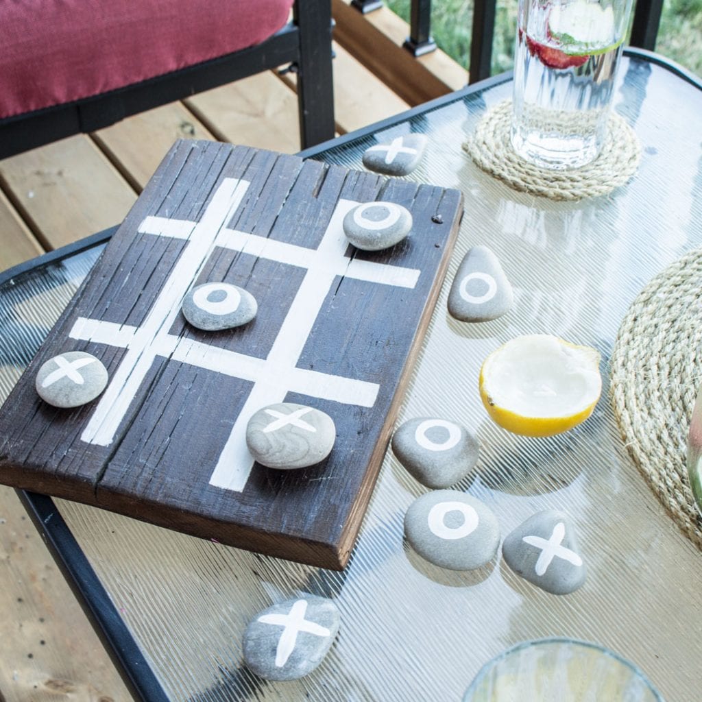 Have a Rock’n Game Night with an Outdoor DIY Tic-Tac-Toe Game – Sustain ...