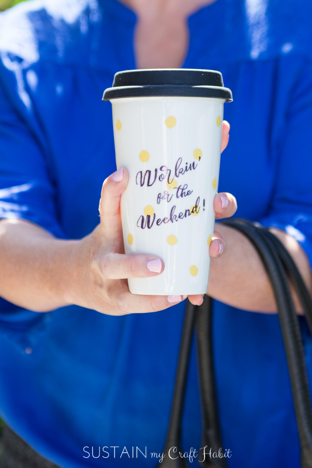 A DIY Personalized Sharpie Travel Mug Sustain My Craft Habit