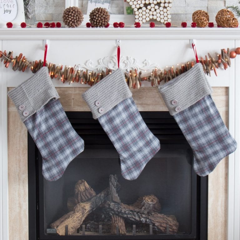 Christmas Stocking Pattern: Upcycled Sweater Stockings