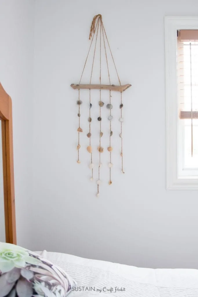 How to Make Simple Seashell Wind Chimes – Sustain My Craft Habit