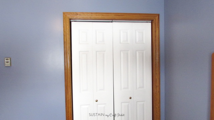 How to Paint a Wall with a Glossy Surface and Wood Trim Graystone