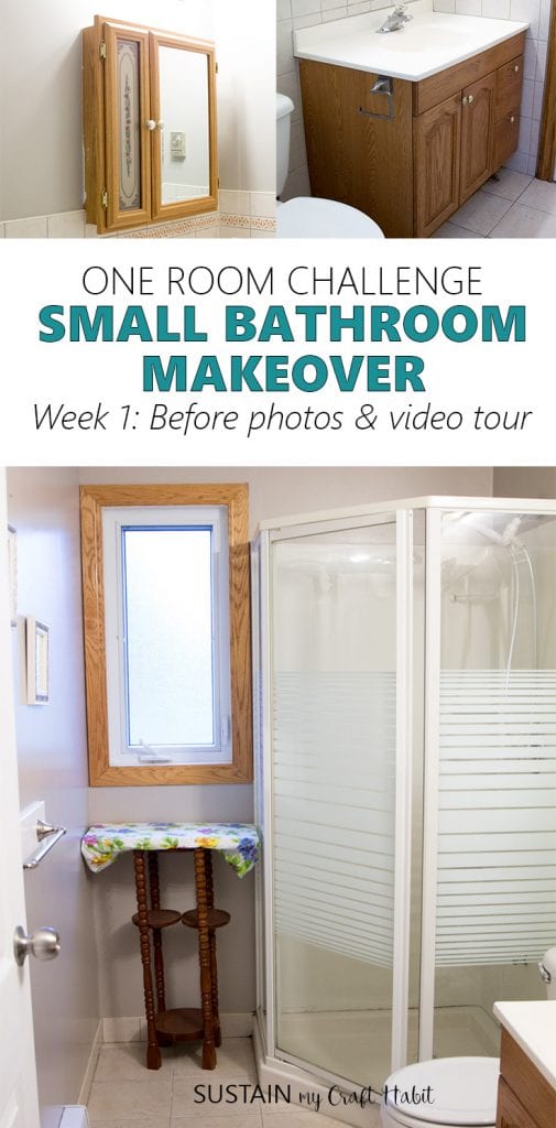 One Room Challenge | Spring 2017 Edition | Small Bathroom Remodel – Week 1