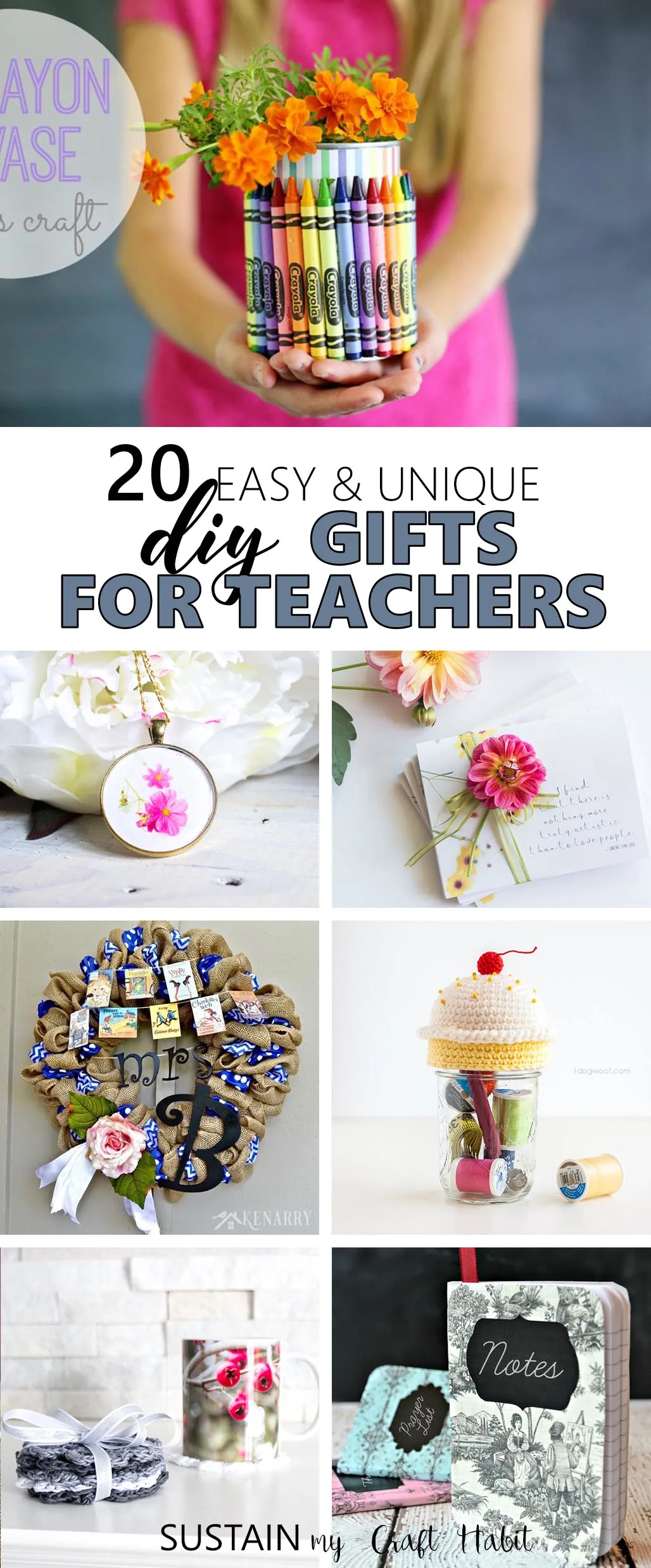 Gifts For Teachers 20 Easy And Unique Diy Presents You Can Give Sustain My Craft Habit