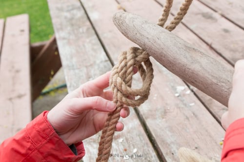 DIY Hanging Rope Shelf with Driftwood – Sustain My Craft Habit