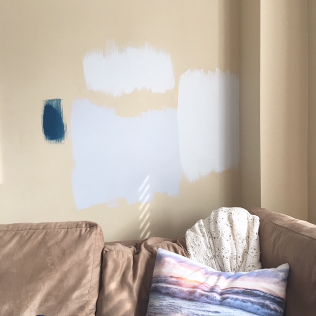 Paint samples for family room decorating ideas