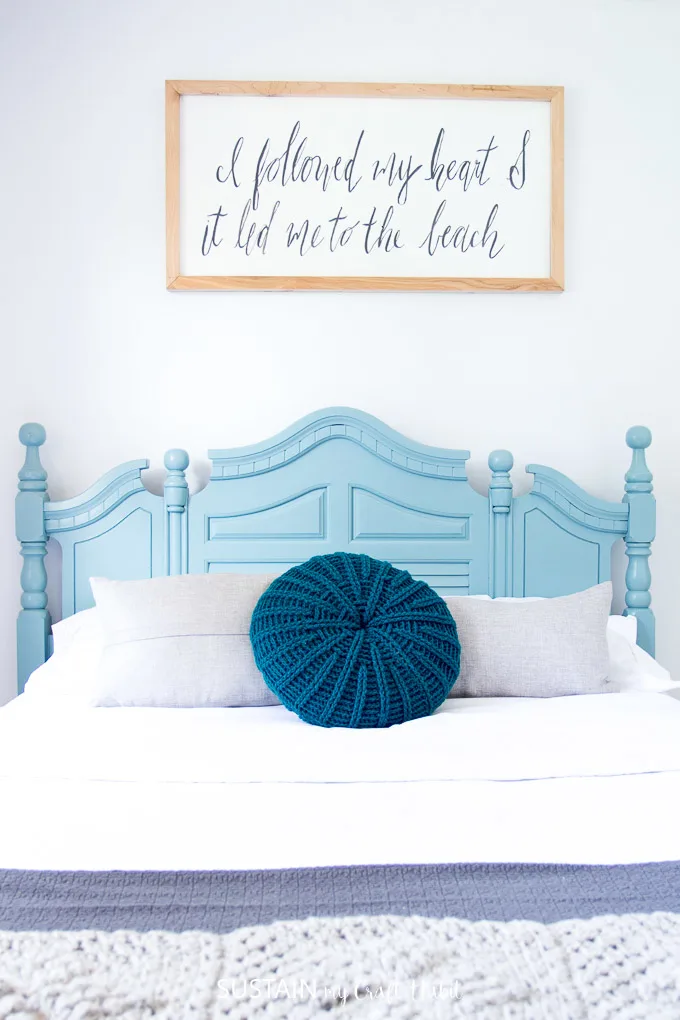 Beach Themed Bedrooms Lakeside Room Reveal Sustain My Craft Habit - How To Decorate A Beach Themed Bedroom