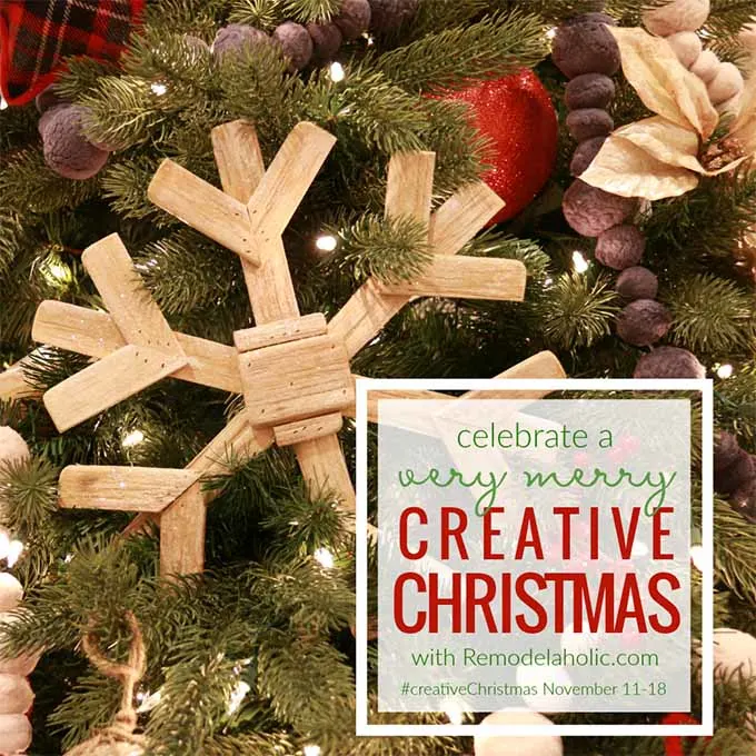 Remodelaholic #CreativeChristmas challenge. Dozens of inspiring #ChristmasCrafts including DIY reindeer crafts and ornaments. #reindeer