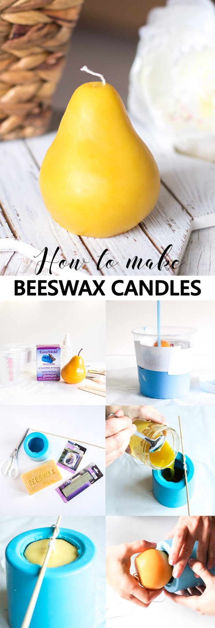 DIY Beeswax Candles