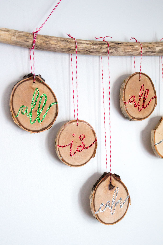 DIY Silent Night Wooden Christmas Ornaments – Sustain My ...
