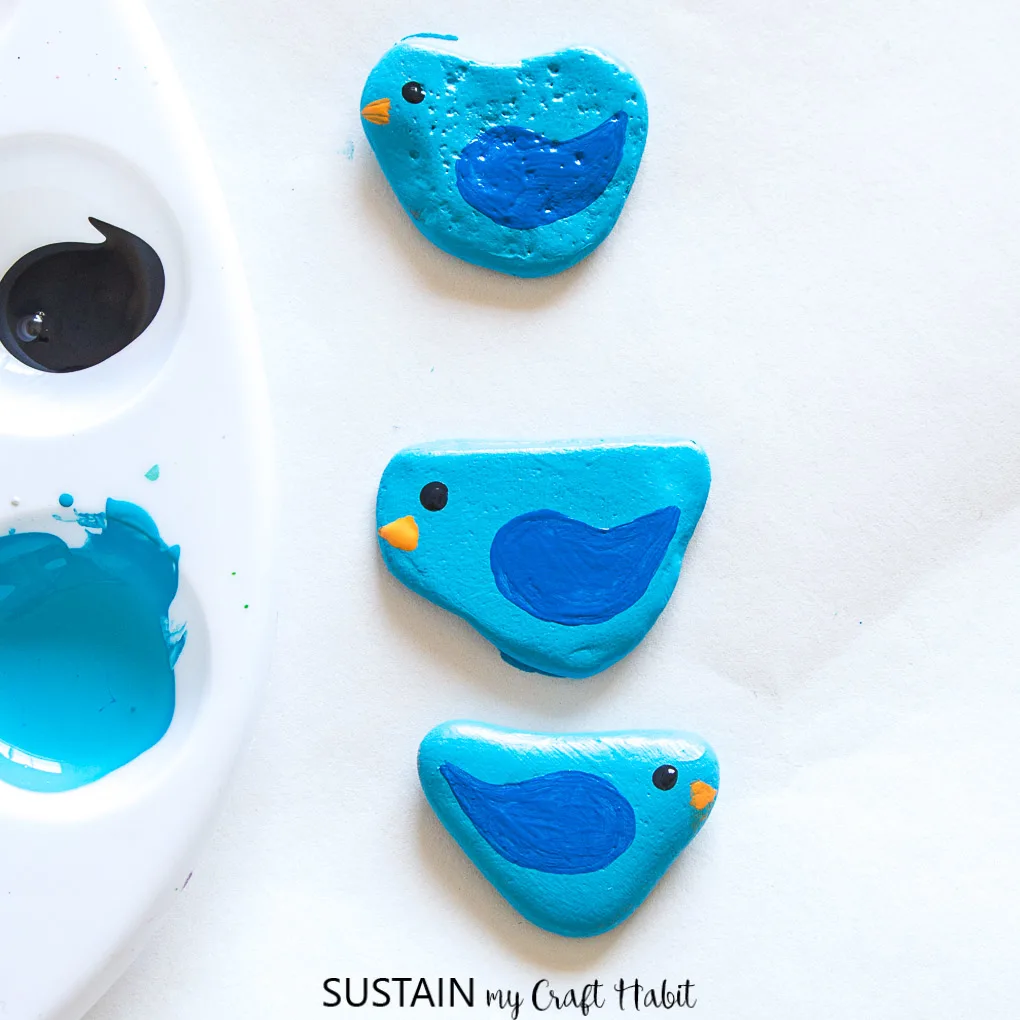 Turning Easy Painted Rocks into Picture Magnets – Sustain My Craft Habit