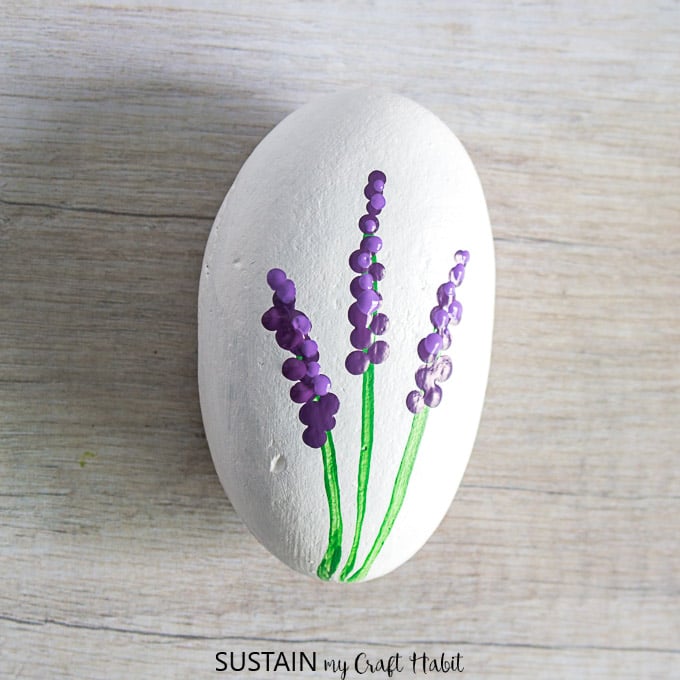 hyacinth painted rocks