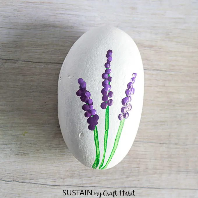 hyacinth painted rocks