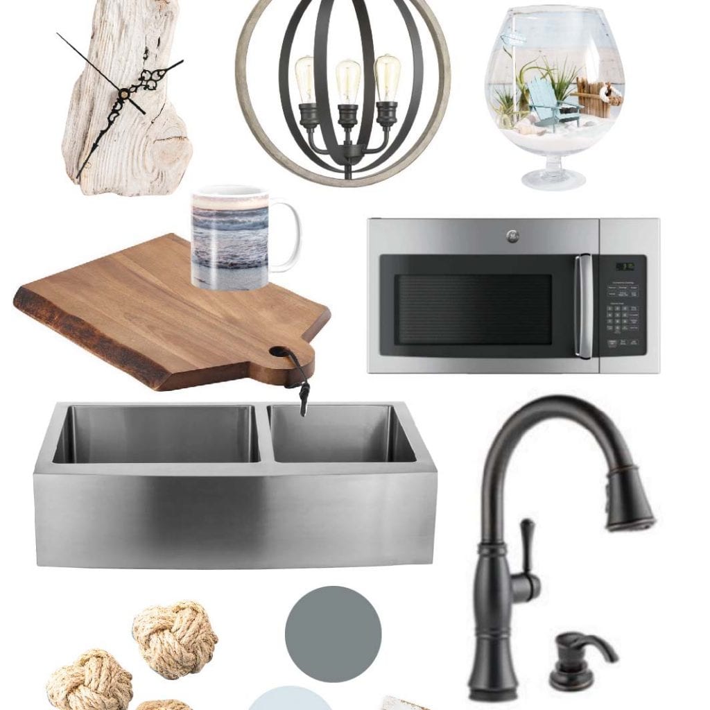 Coastal Cottage Kitchen Design Ideas: Graystone Beach Kitchen Mood Board