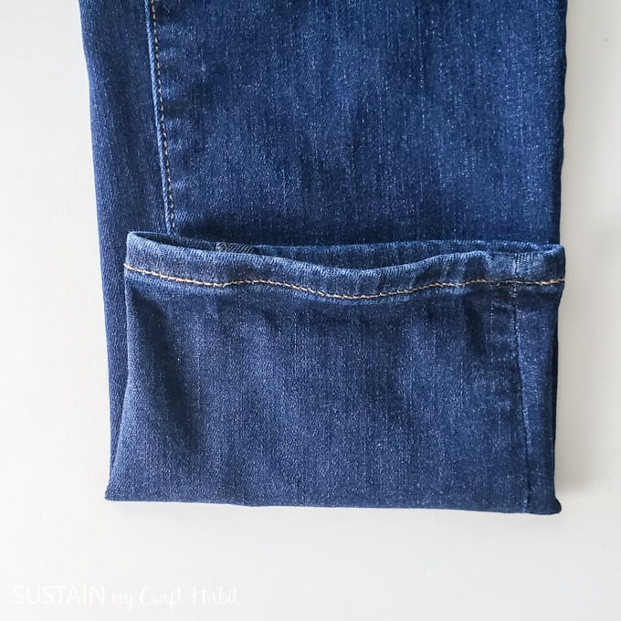 How To Hem Jeans with Original Hem