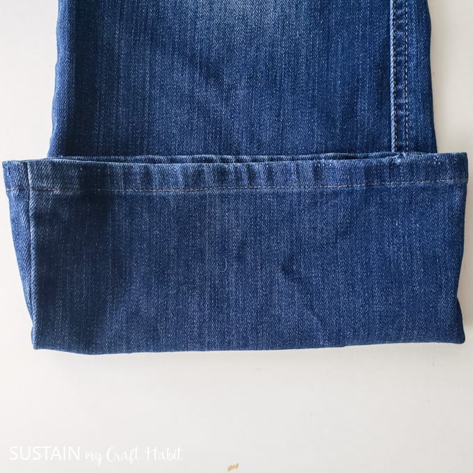 How to Hem Jeans with the Original Hem (Ultimate Guide!) – Sustain My Craft  Habit
