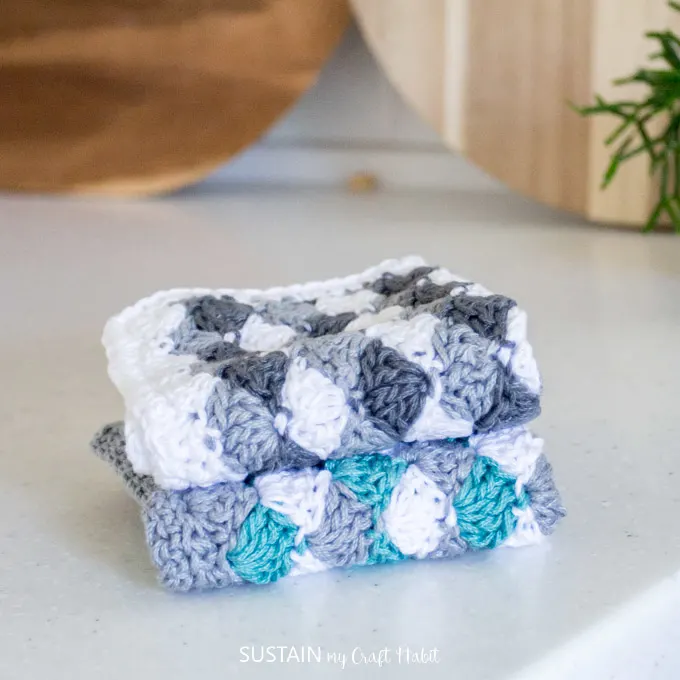 Easy Seashells Free Crochet Dishcloth Pattern – Sustain My Craft Habit