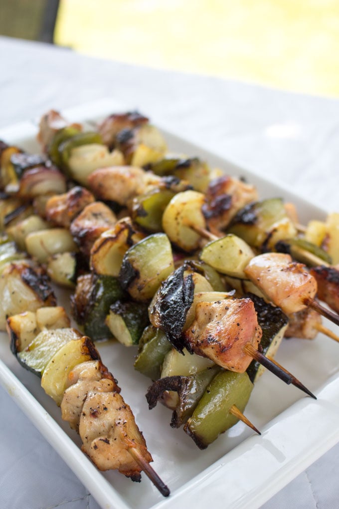 Homestyle Chicken Shish Kabob Recipe with Creamy Dill Dip ...