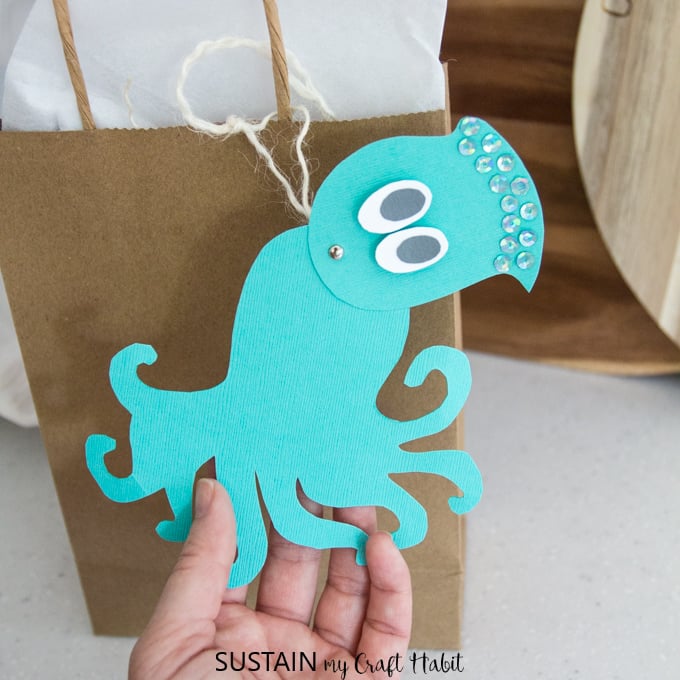 Octapus printable gift tags