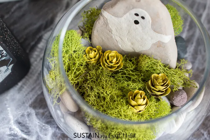 diy halloween terrarium