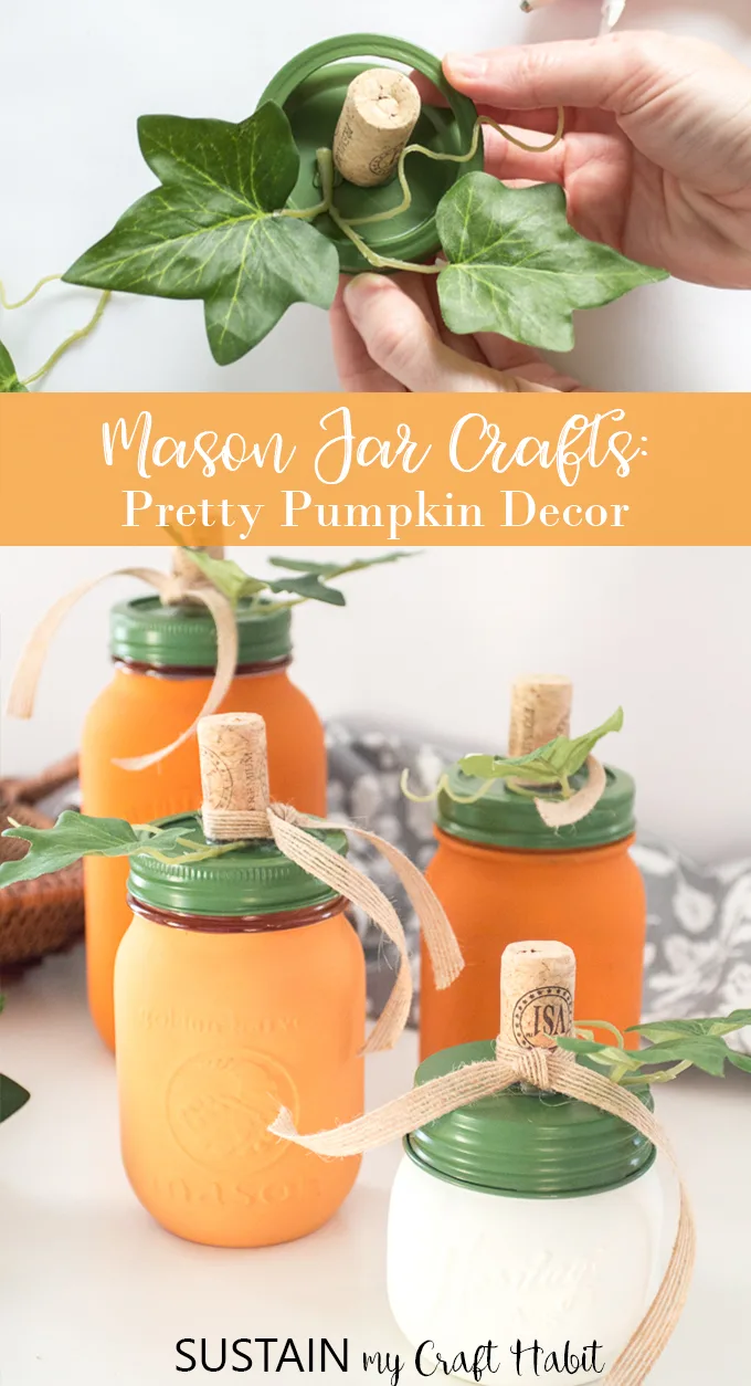 mason jar crafts for the fall
