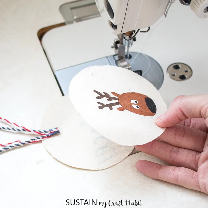 Sewing Christmas ornaments