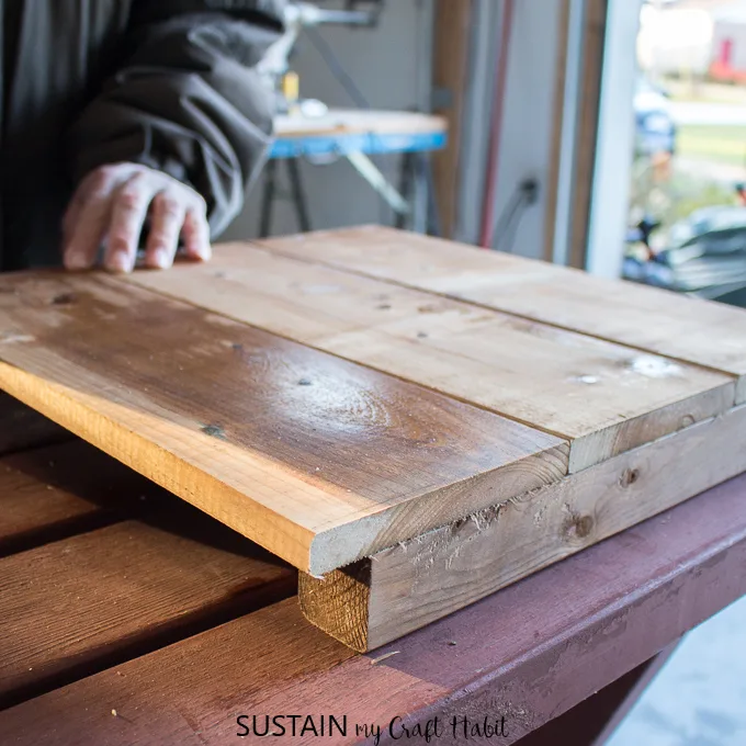 wooden DIY planter box plans