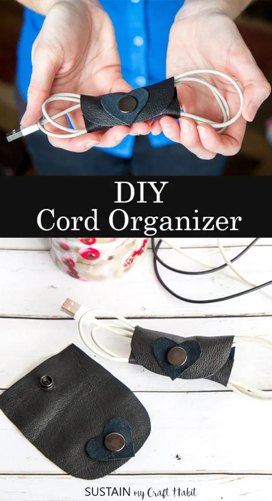 DIY cord organizer