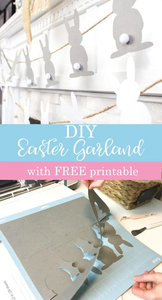 Download A Bunny Full Diy Easter Garland Sustain My Craft Habit