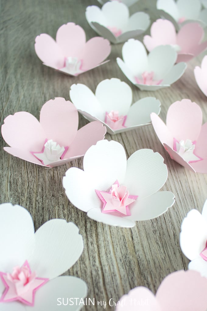 cherry blossom paper flowers