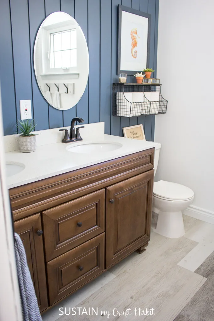 DIY Bathtub Tray Table: Bathroom Remodel Project - Knick of Time