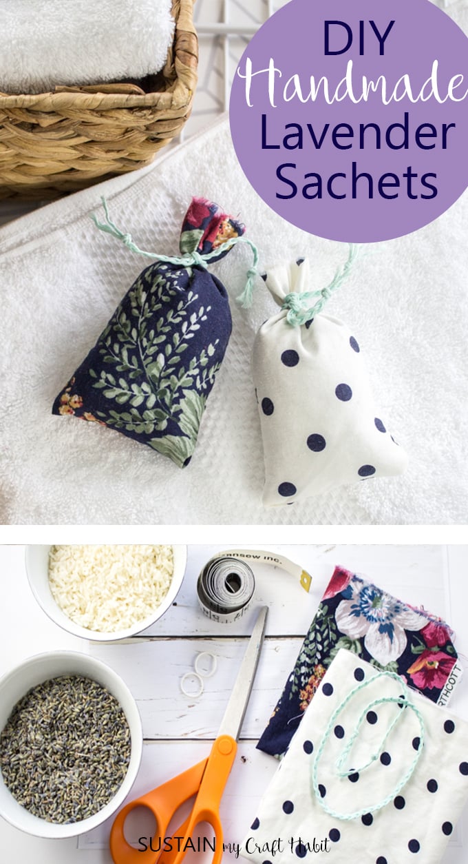 DIY Lavender Sachet Tutorial - How to Make Lavender Sachets