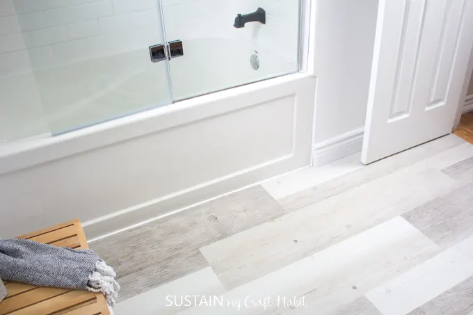 Installing Vinyl Plank Flooring: Lifeproof Waterproof Rigid Core – Sustain  My Craft Habit