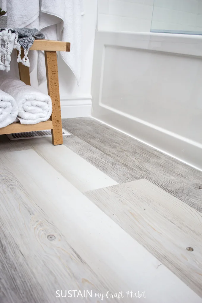 Installing Vinyl Plank Flooring, Can You Put Vinyl Flooring Over Tile In Bathroom