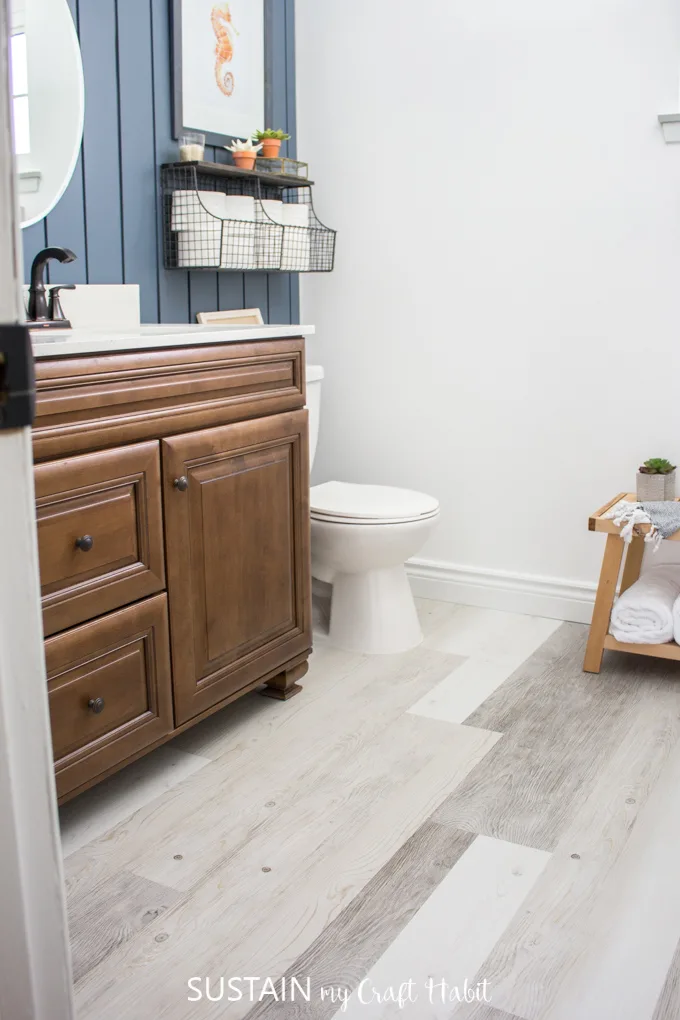 Floating LVT flooring in a bath?