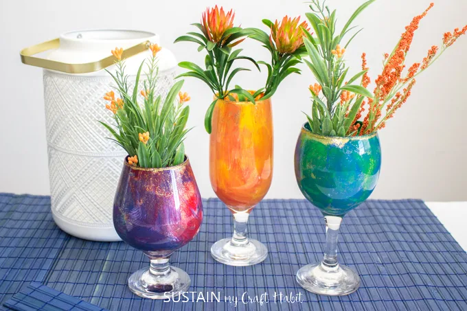 painted wine glasses