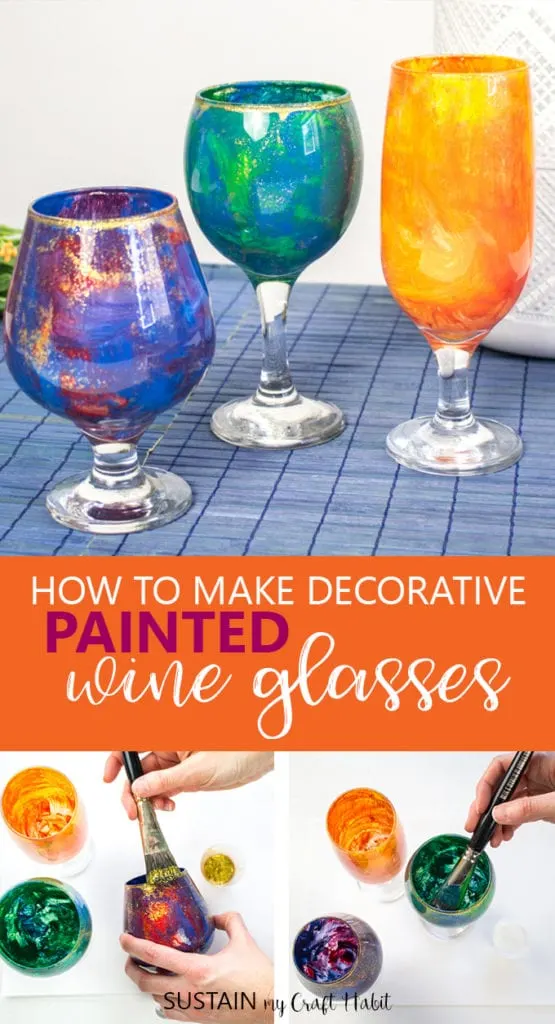 painted wine glasses