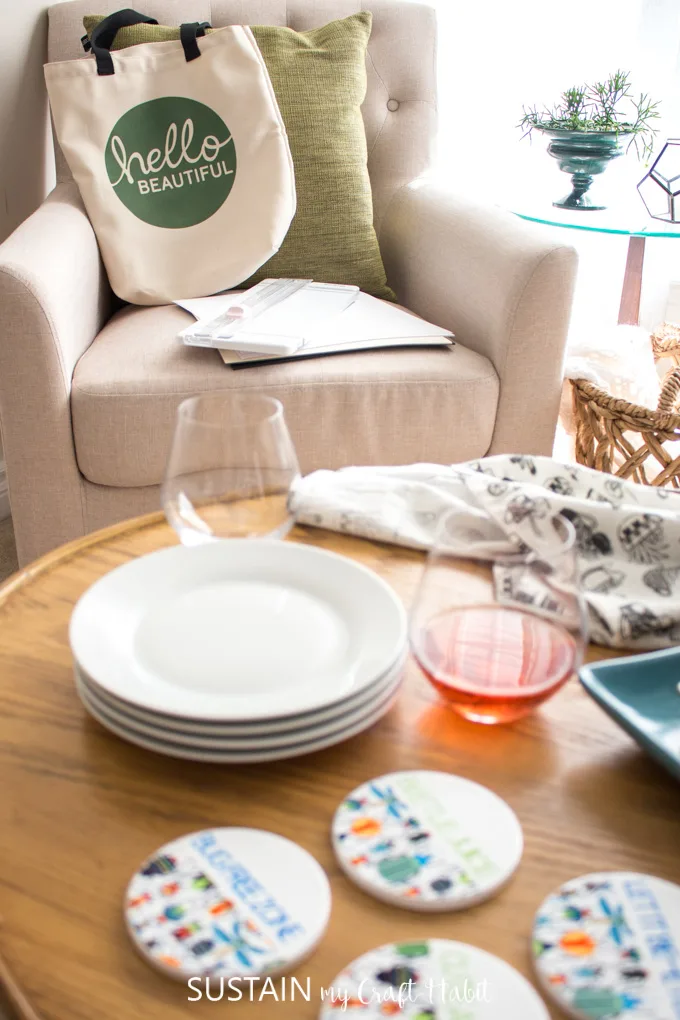 Cricut Infusible Ink on Coasters and Tote Bag (Girl's Night In!) – Sustain  My Craft Habit