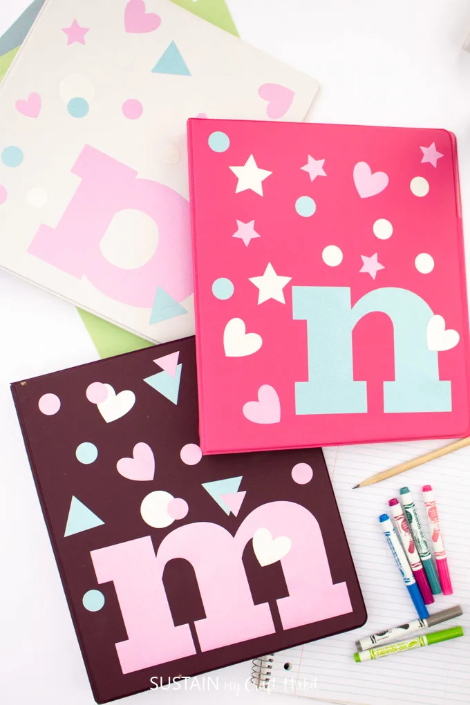 How to Personalize Back-to-School Supplies with Cricut – Sustain