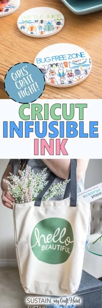 DIY Tote & Coaster Set with Cricut Infusible Ink {tutorial} –  gingersnapcrafts