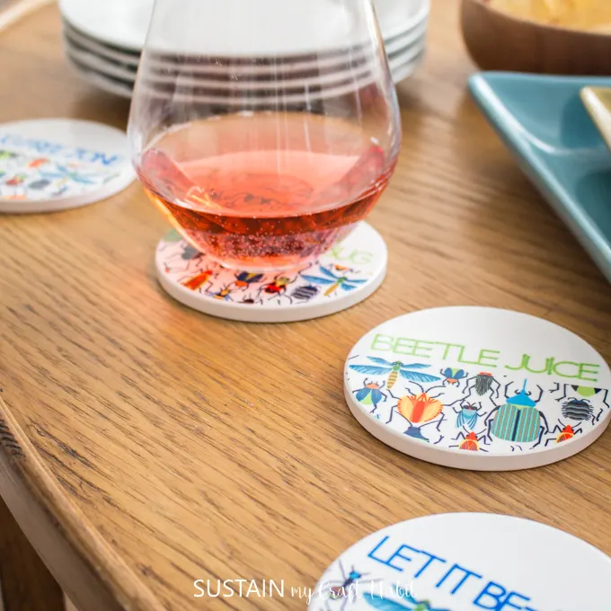 DIY Taco Tuesday Gift Bag & Coasters with Cricut Infusible Ink - All for  the Memories