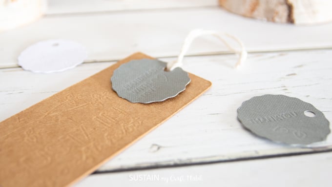 DIY Engraved Gift Tags with Chipboard - PRACTICAL & PRETTY