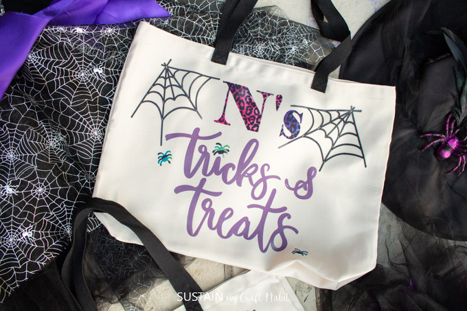 Adorable personalized trick or treat bags!